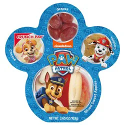Crunch Pak Paw Patrol Grapes, Cheese, Cookies, Sliced Sweet Apples 3.65 oz