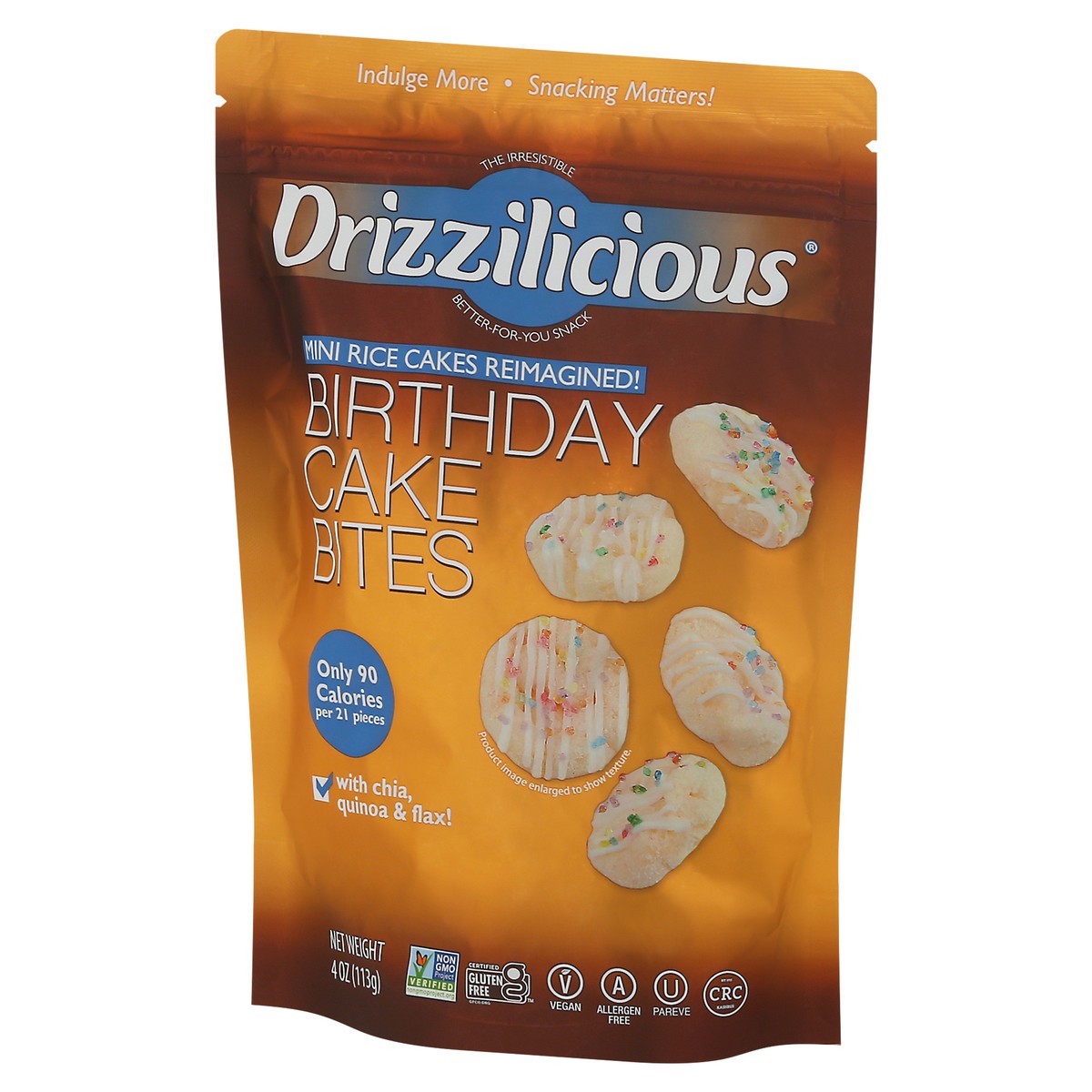 slide 3 of 4, Drizzilicious Birthday Cake Bites 4 oz, 4 oz