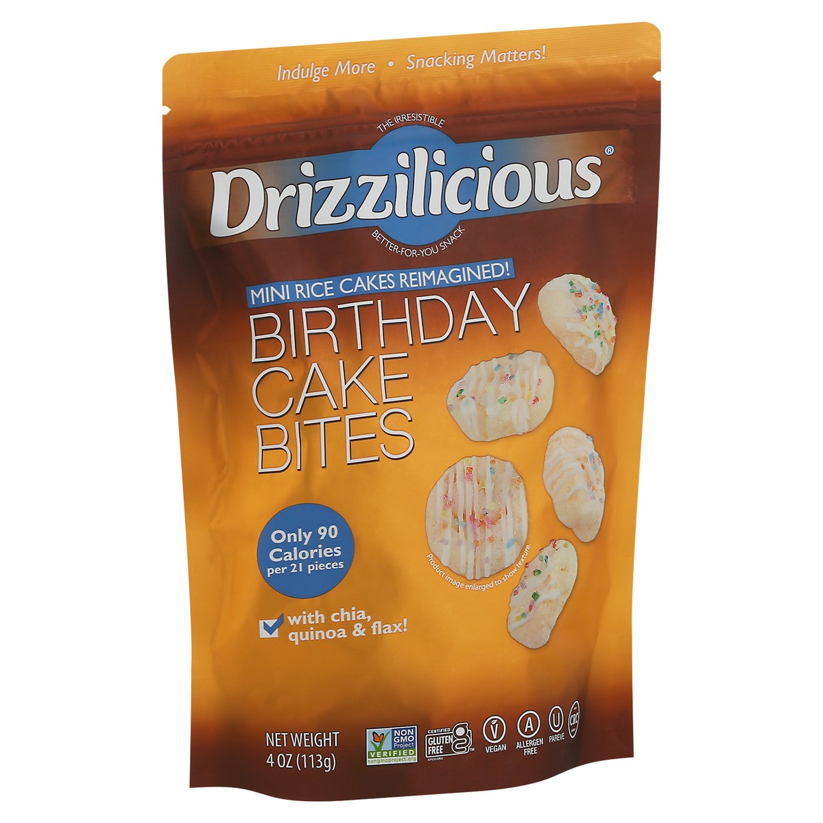 slide 4 of 4, Drizzilicious Birthday Cake Bites 4 oz, 4 oz