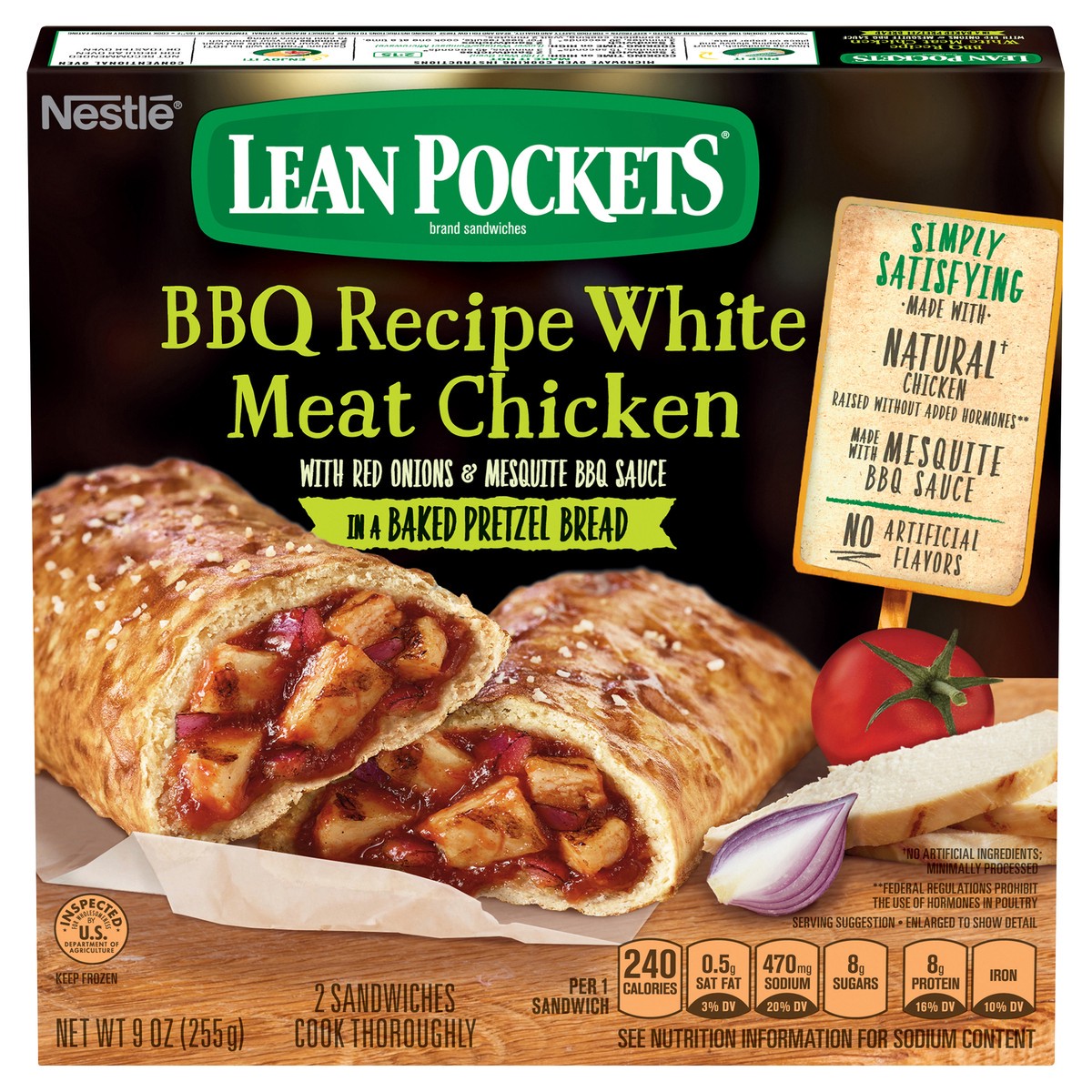 slide 1 of 10, Lean Pockets Frozen Sandwich, 9 oz