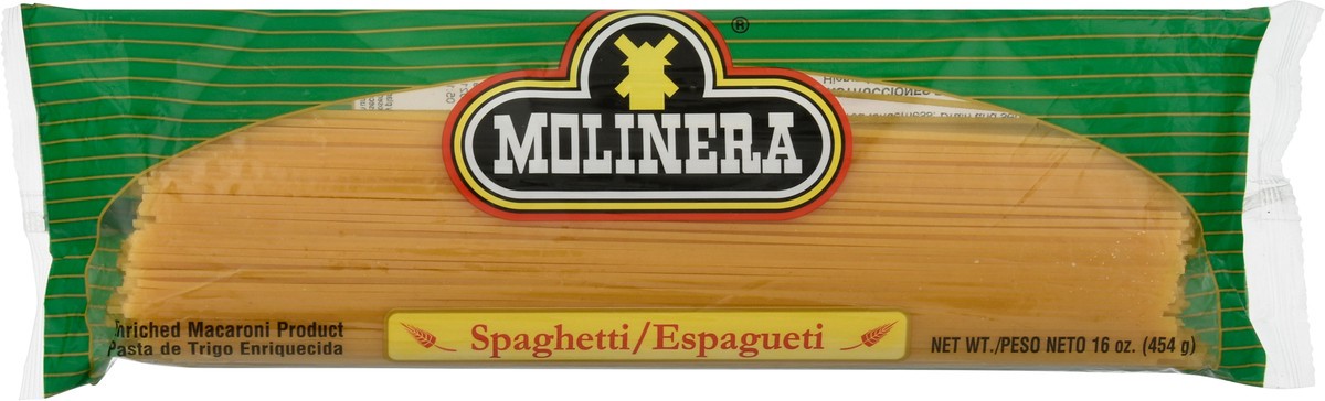 slide 7 of 13, Molinera Spaghetti 16 oz, 16 oz