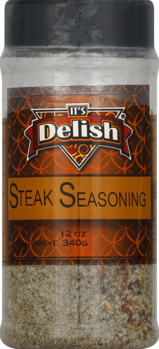 slide 1 of 2, It's Delish Steak Seasoning 12 oz, 12 oz