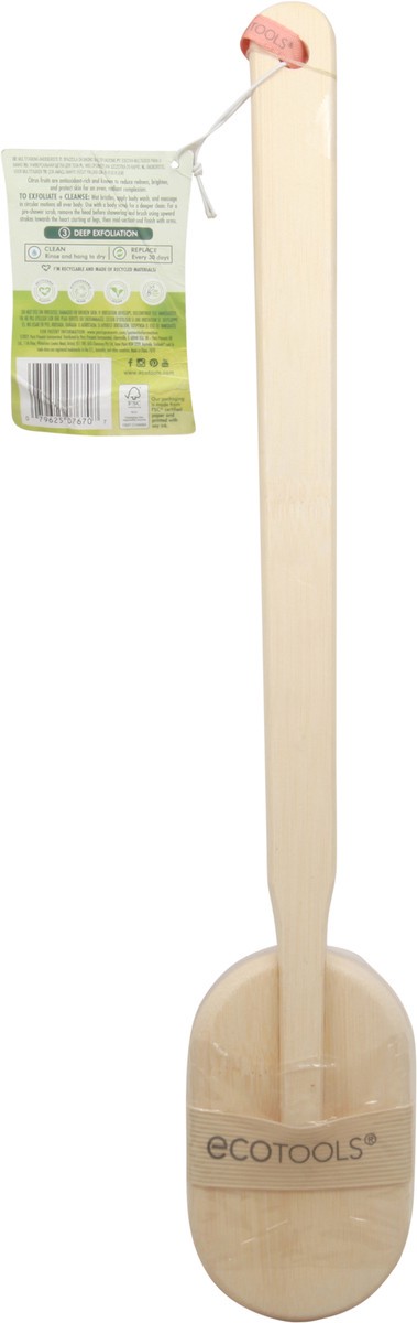 slide 5 of 9, EcoTools Citrus Infused Multi-Tasking Body Brush 1 ea, 1 ct