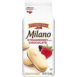 Pepperidge Farm Milano Chocolate Strawberry Flavored Cookies - 7 Oz