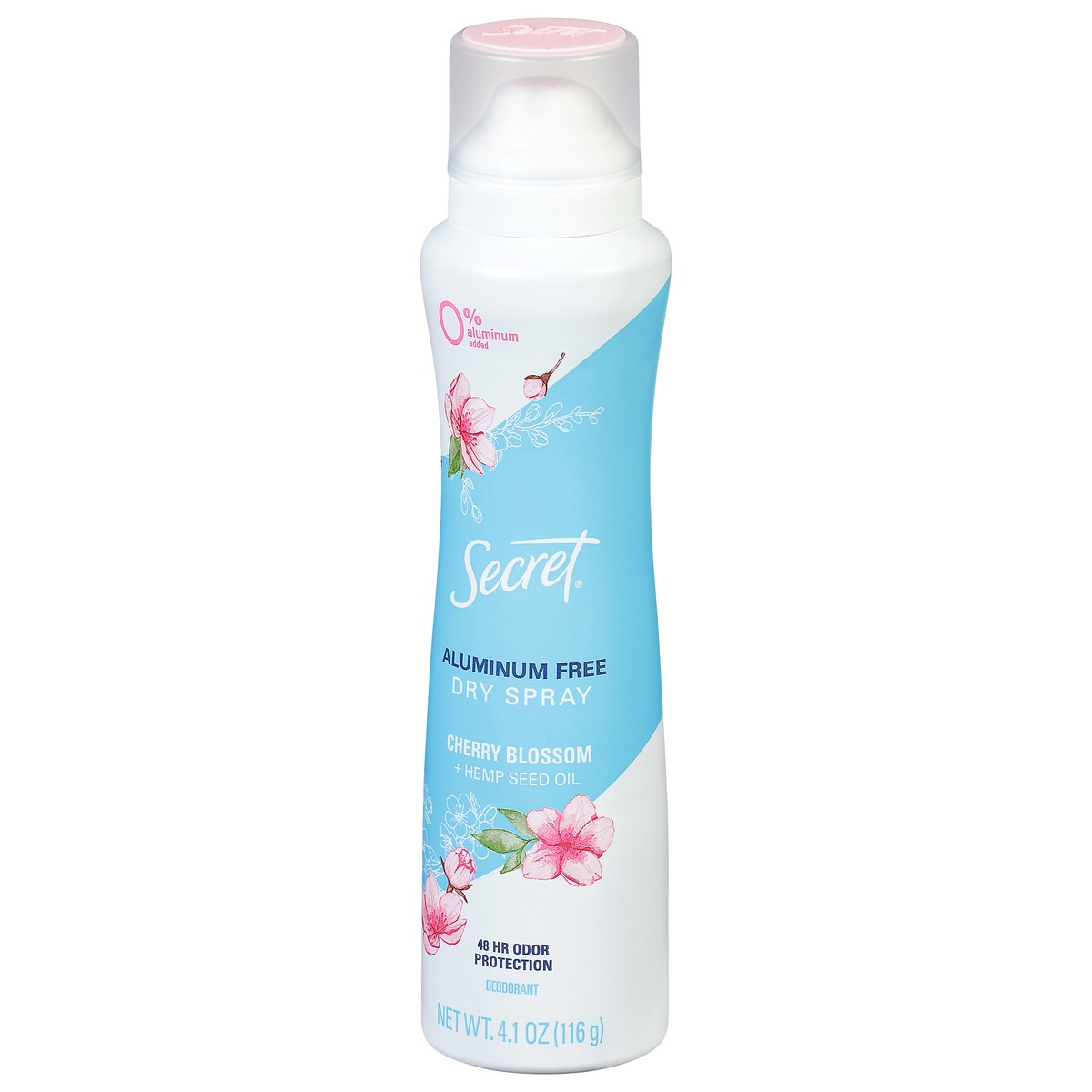slide 3 of 9, Secret Dry Spray Aluminum Free Deodorant for Women, Cherry Blossom, 4.1 oz