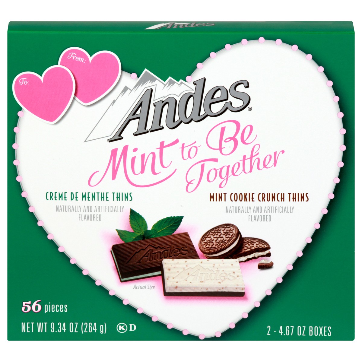 slide 1 of 9, Andes Mint To Be Gift Box, 2 ct