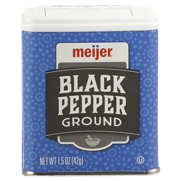 Meijer Ground Black Pepper, 7.75 oz