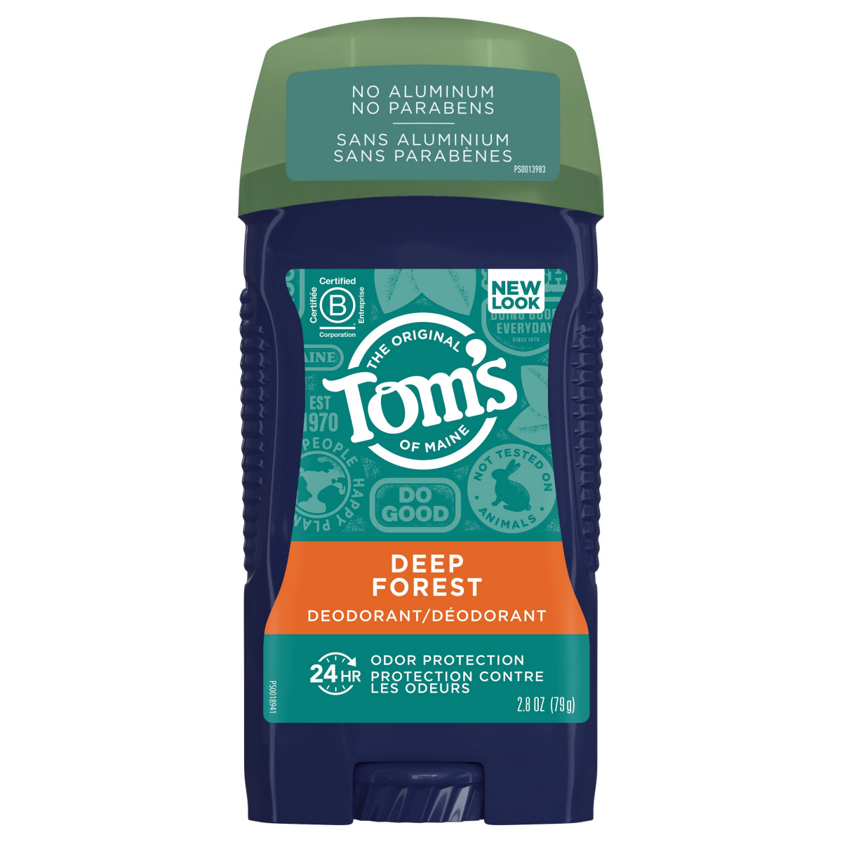 slide 1 of 5, Tom's of Maine Natural Long Lasting Men's Deodorant Deep Forest, 2.8 oz