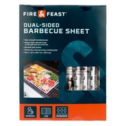 Fire & Feast Dual-Sided Reusable BBQ Sheet 12x18