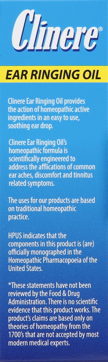 slide 3 of 11, Clinere Ear Ringing Oil 0.5 oz, 0.5 oz