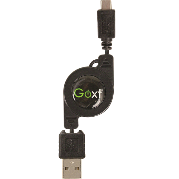 slide 1 of 1, Goxt Retractable Micro USB Cord, 1 ct