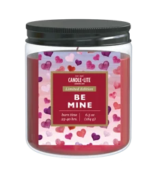 Candle-lite Valentines Day Be Mine Jar Candle