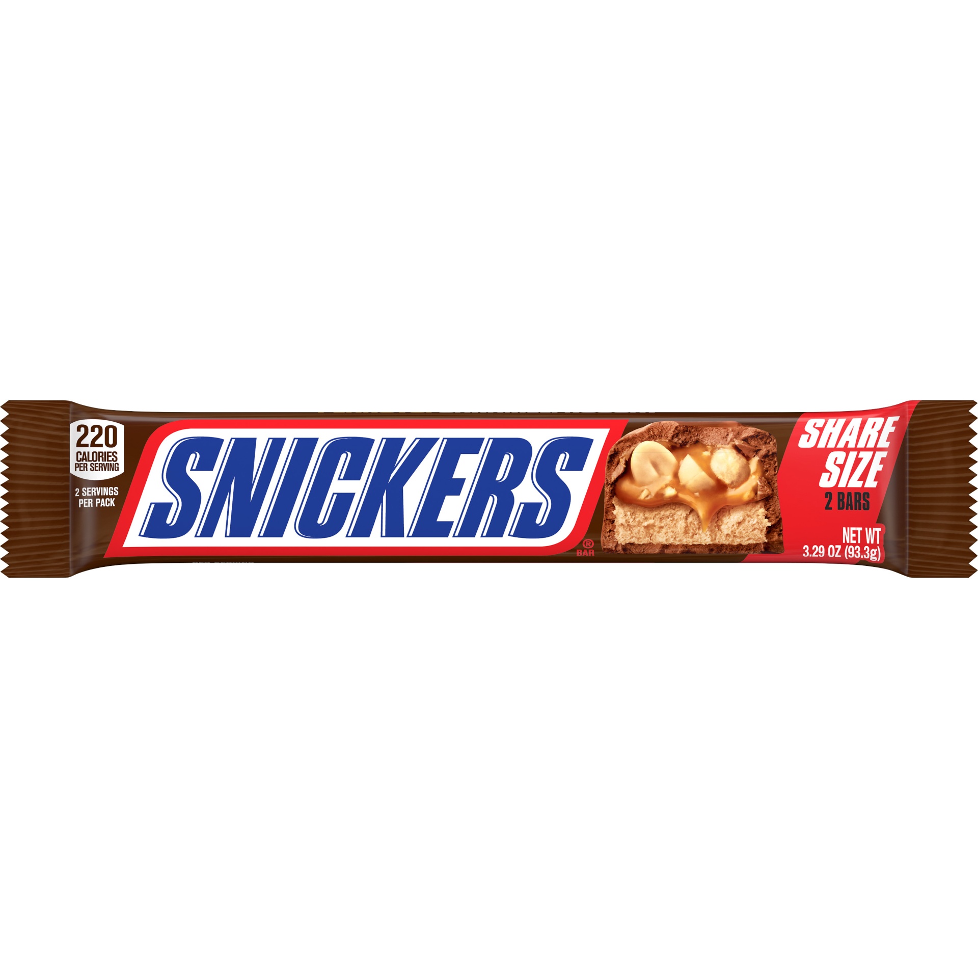 slide 1 of 5, SNICKERS, Milk Chocolate Candy Bar, Sharing Size, 3.29 oz