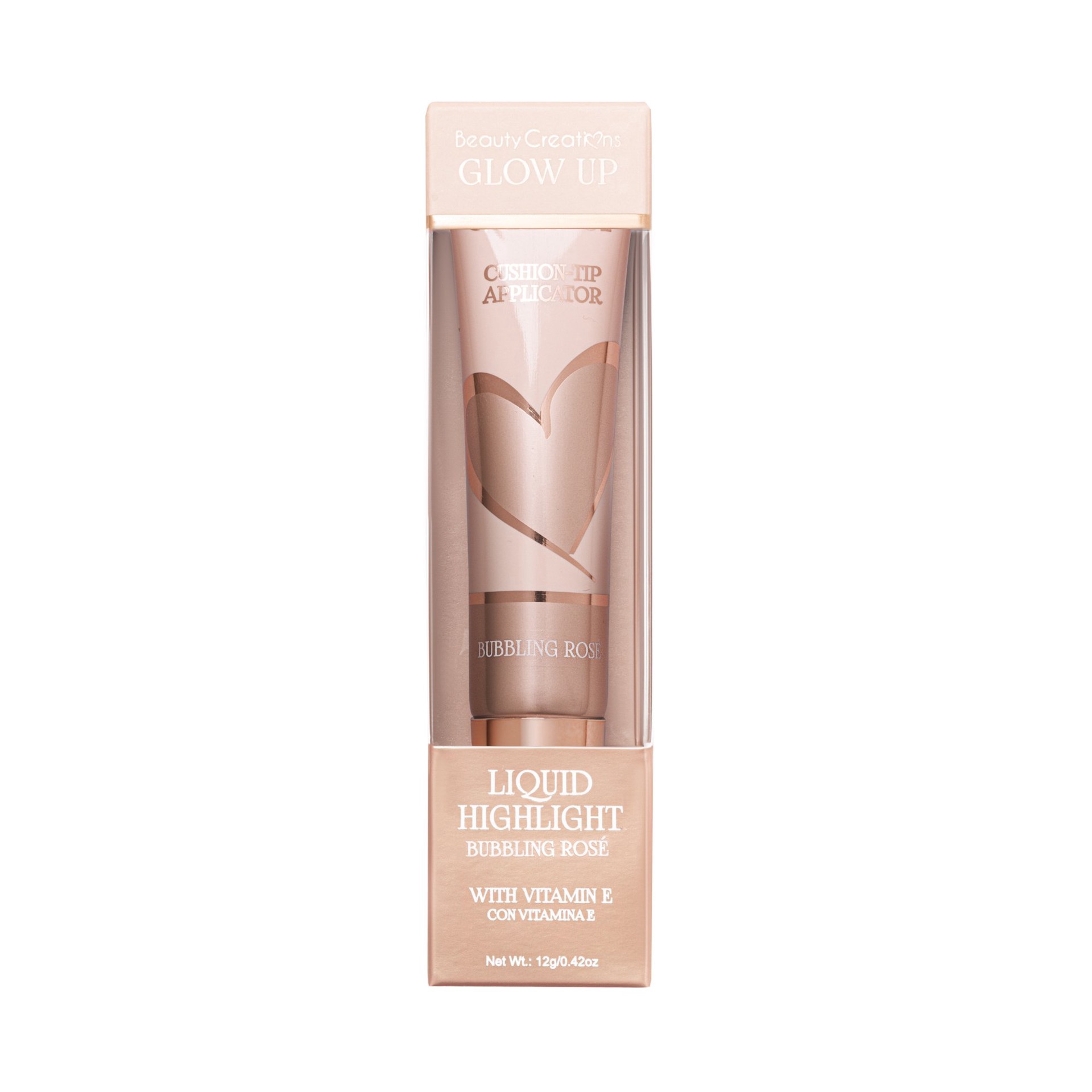 slide 1 of 1, Beauty Creations Glow Up Liquid Highlight - Bubbling Rose, 0.42 oz
