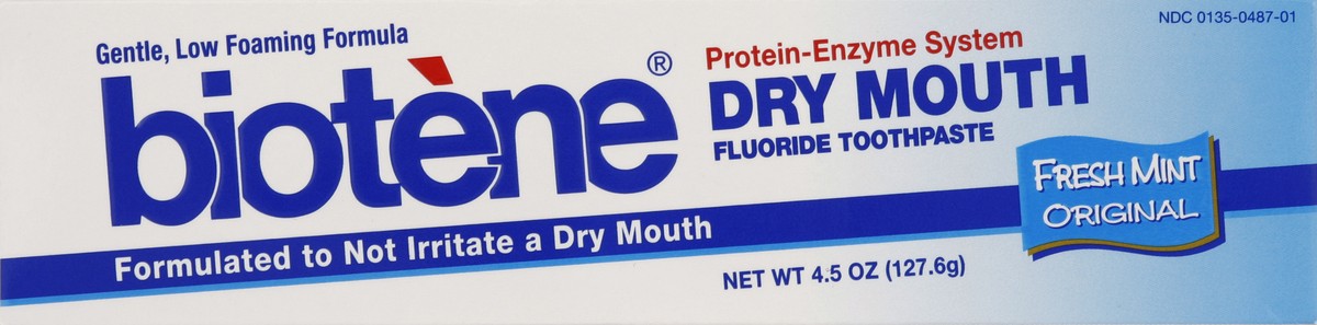 slide 1 of 6, Biotène Toothpaste 4.5 oz, 4.5 oz