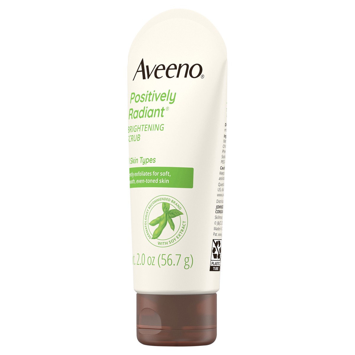 slide 4 of 7, Aveeno Positively Radiant Skin Brightening Exfoliating Face Scrub - 2oz, 2 oz