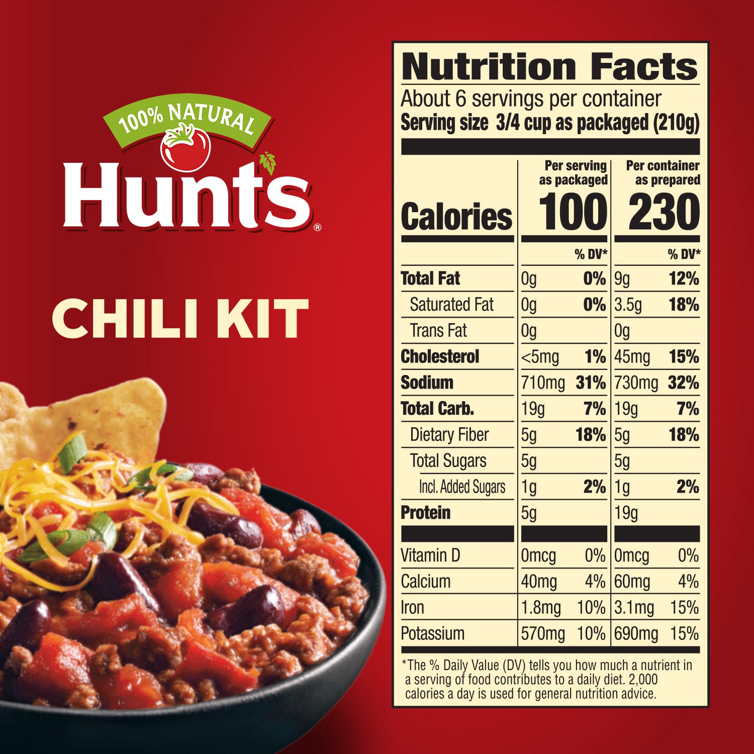 slide 2 of 5, Hunt's Premium Chili Kit 44.8 oz, 44.8 oz