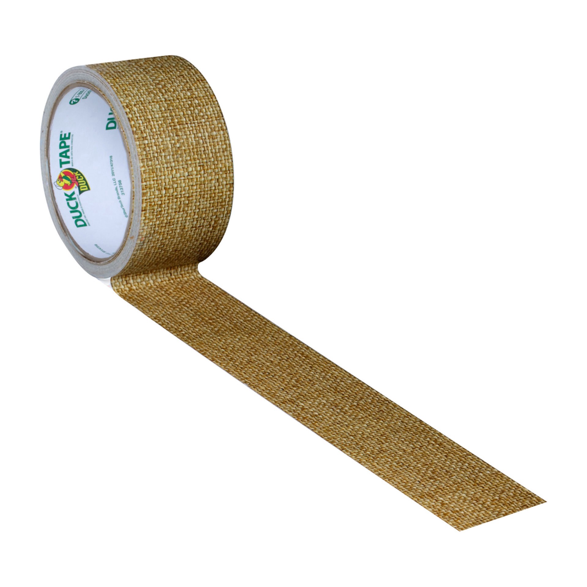 slide 3 of 6, Duck Brand Burlap Print Duct Tape, 1.88 in x 10 yd