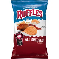 Ruffles Potato Chips All Dressed Flavored