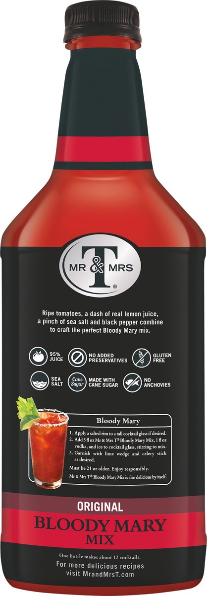 slide 3 of 7, Distributed Consumables Mr. & Mrs. T's Bloody Mary, 1.75 Liter, 1 ct