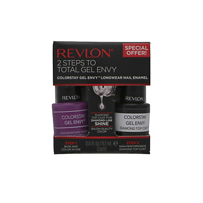 slide 1 of 1, Revlon Colorstay Gel Envy, Up The Ante Top Coat Kit, 1 ct