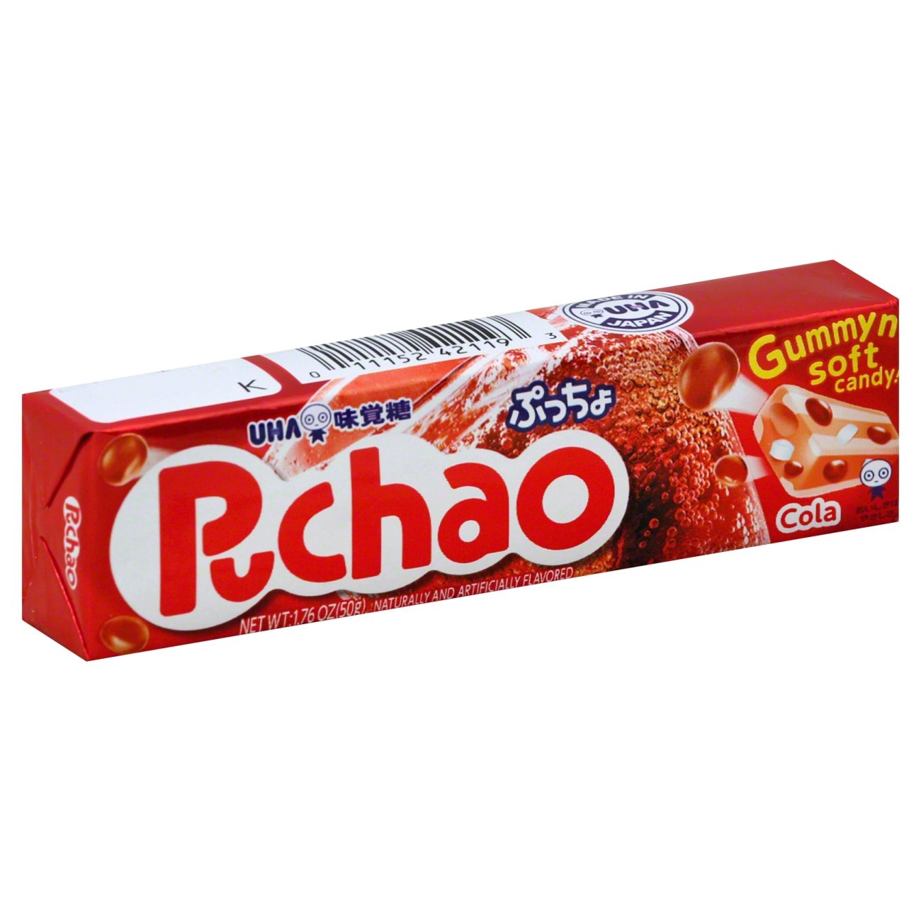 slide 1 of 1, Uha Mikakuto Puchao Cola Candy,