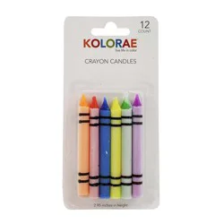 Kolorae Crayon Birthday Candles
