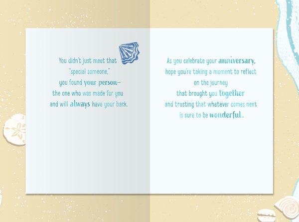 slide 2 of 2, Crd Cpl Annv Shls On Sand, 0.5 oz