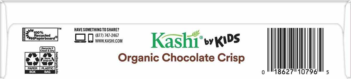 slide 6 of 8, Kashi Organic Chocolate Crisp Cereal, 10.8 oz