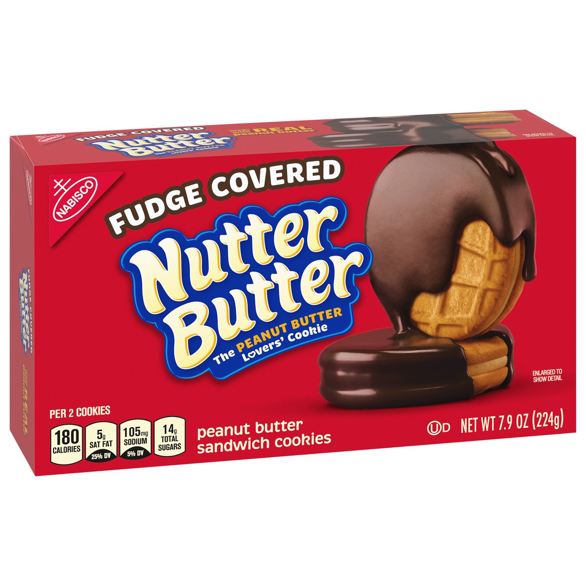 slide 2 of 9, Nutter Butter Fudge Dipped Peanut Butter Cookies - 7.9oz, 7.9 oz