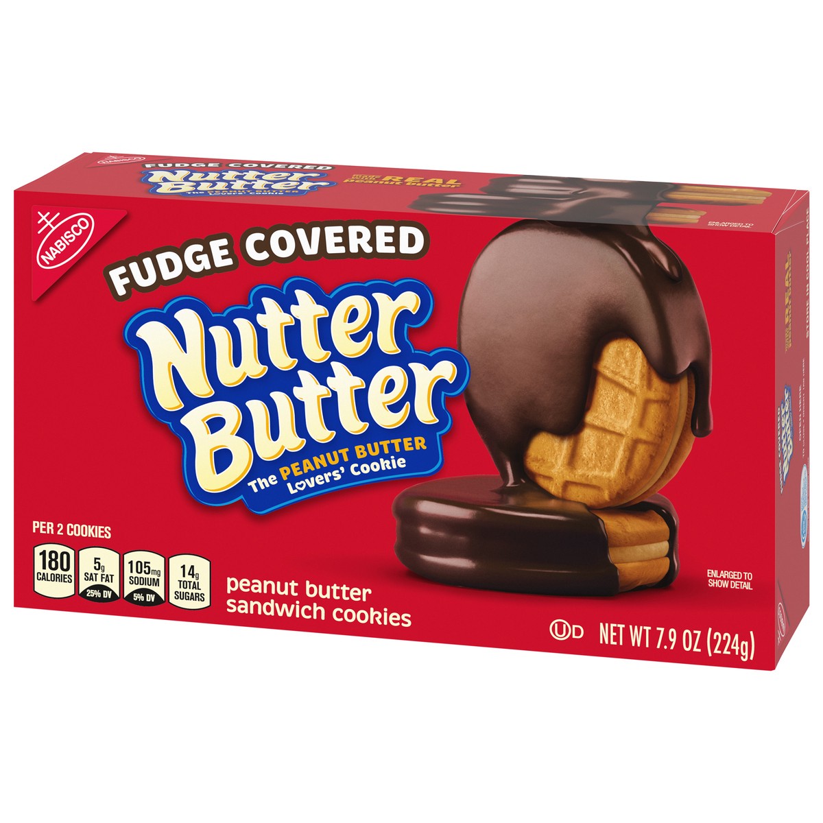slide 3 of 9, Nutter Butter Fudge Dipped Peanut Butter Cookies - 7.9oz, 7.9 oz