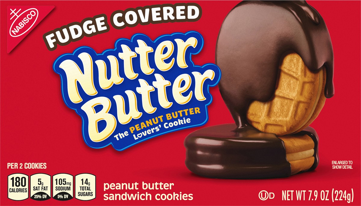slide 6 of 9, Nutter Butter Fudge Dipped Peanut Butter Cookies - 7.9oz, 7.9 oz