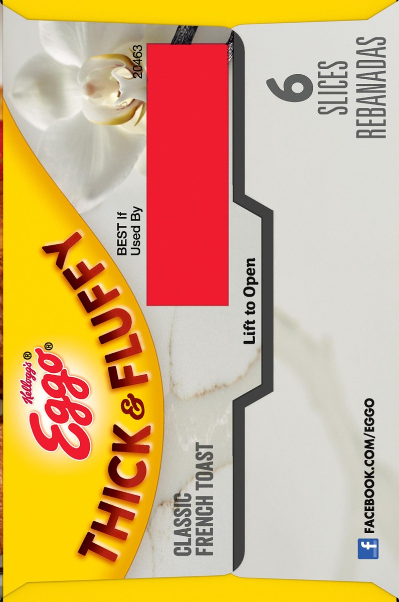 slide 5 of 8, Eggo Thick and Fluffy Frozen French Toast, Classic, 12.6 oz, Frozen, 12.6 oz