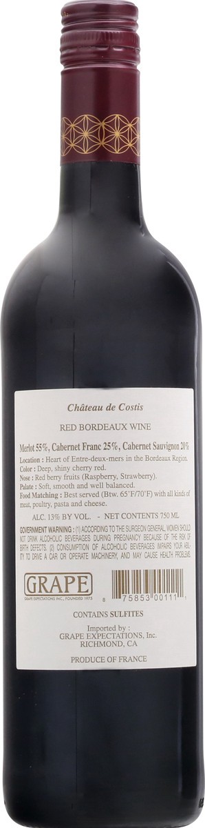 slide 4 of 11, Chateau De Costis Bordeaux 750 ml, 1 ct