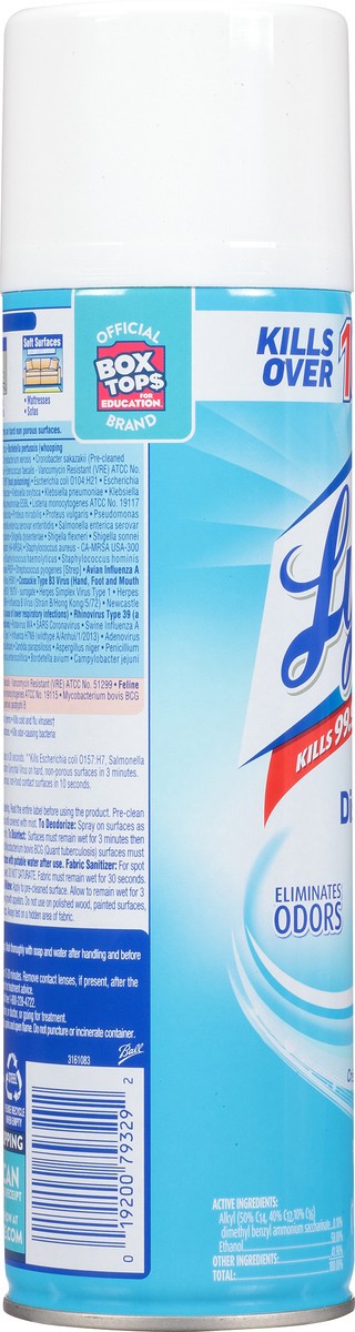 slide 3 of 9, Lysol Disinfectant Spray, Sanitizing and Antibacterial Spray, For Disinfecting and Deodorizing, Crisp Linen, 19 fl oz, 19 oz