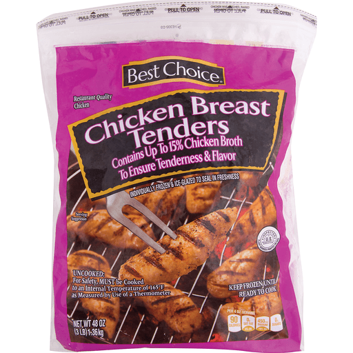 slide 1 of 1, Best Choice Breast Tenders, 3 lb