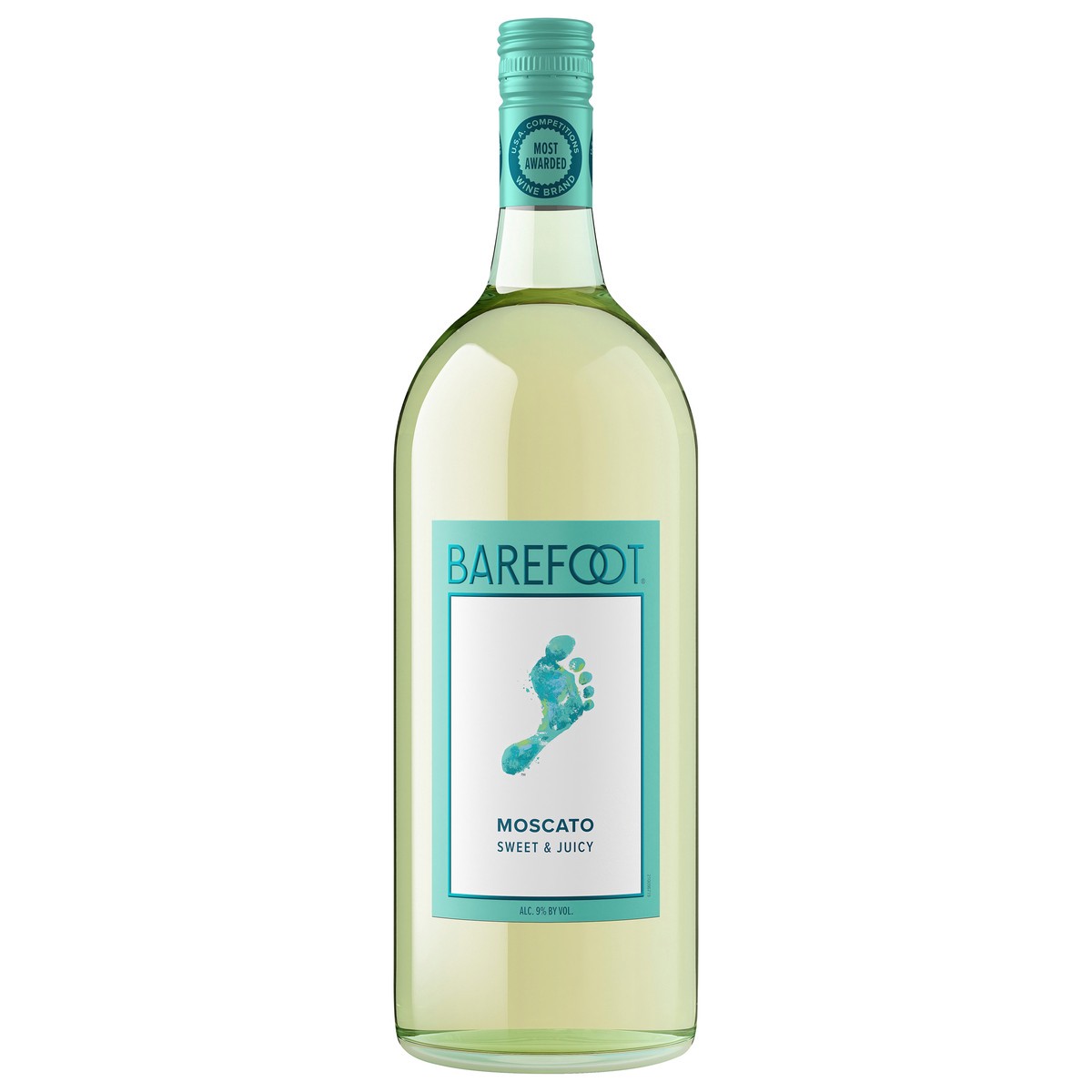 slide 1 of 5, Barefoot Cellars Moscato White Wine 1.5L Bottle, 1.5 l