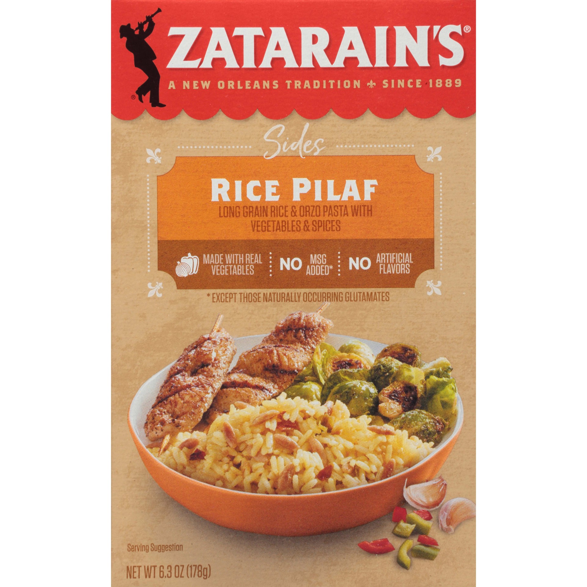 slide 1 of 9, Zatarain's Rice Pilaf, 6.3 oz