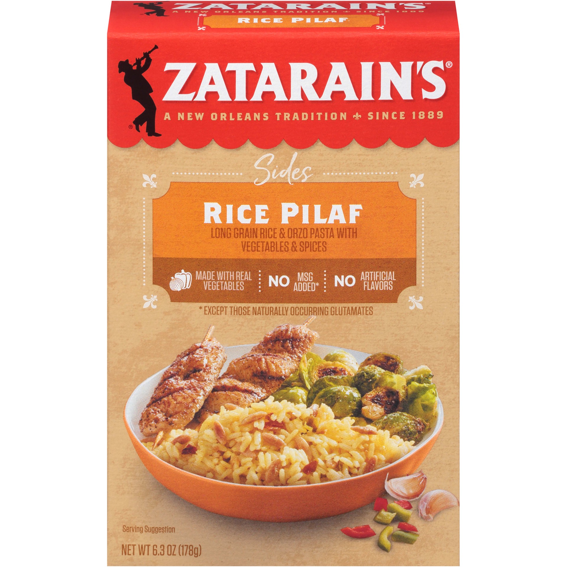 slide 1 of 9, Zatarain's Rice Pilaf, 6.3 oz