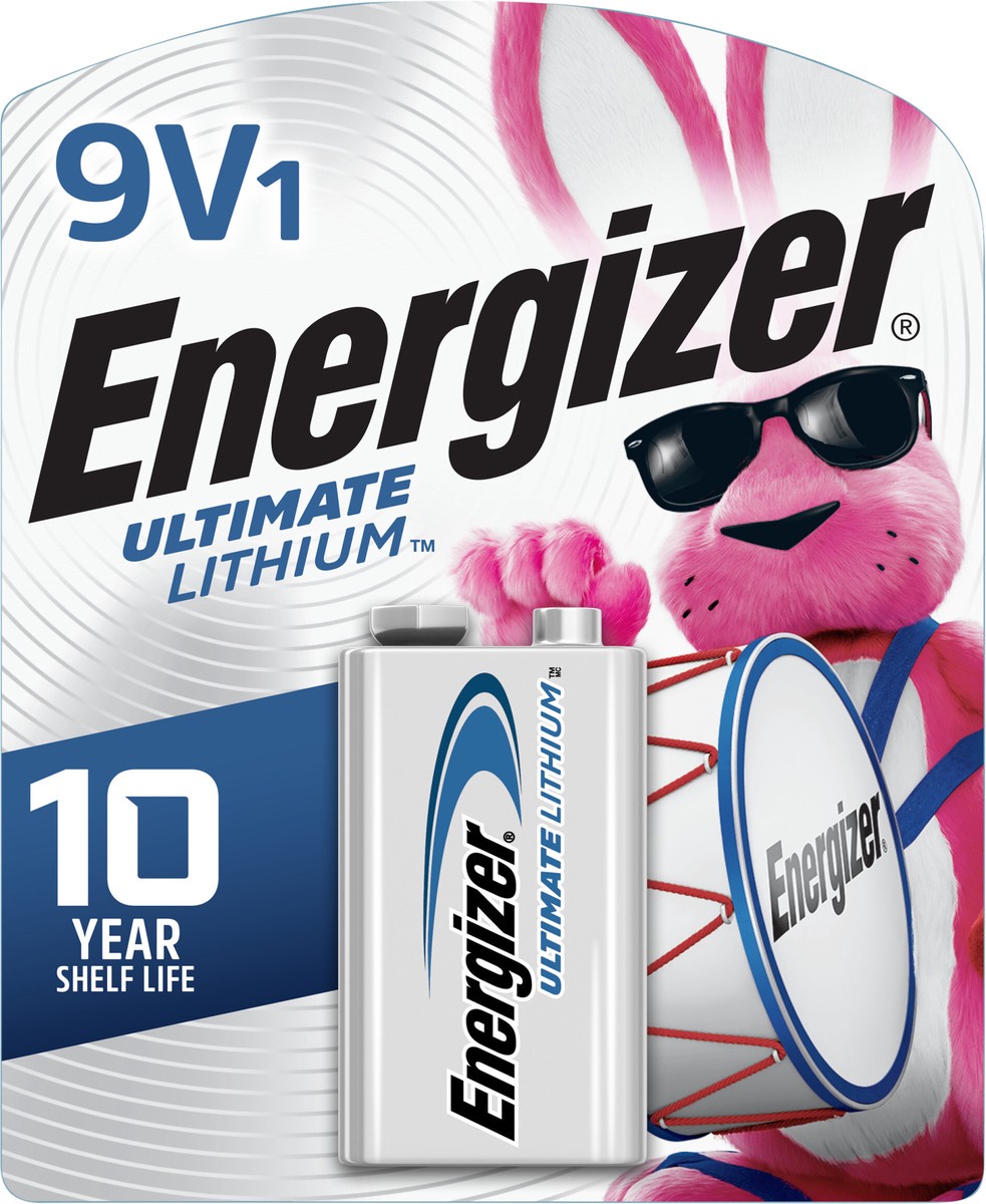 slide 3 of 3, Energizer Ultimate Lithium 9V Batteries, 1 ct