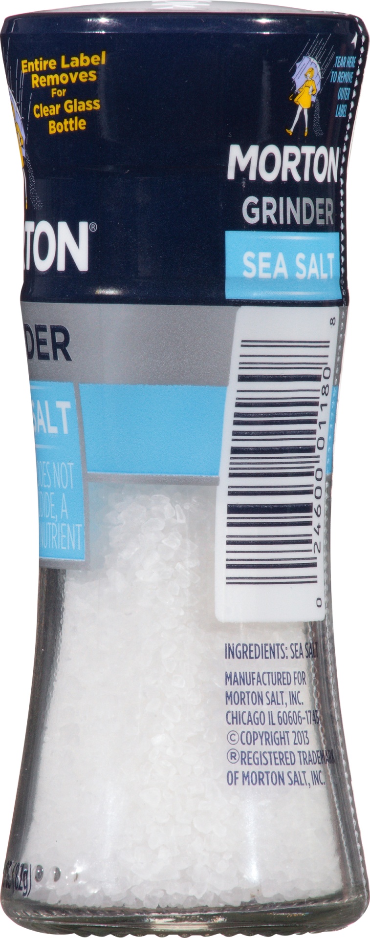 Morton's Sea Salt Grinder 2.8 oz Shipt