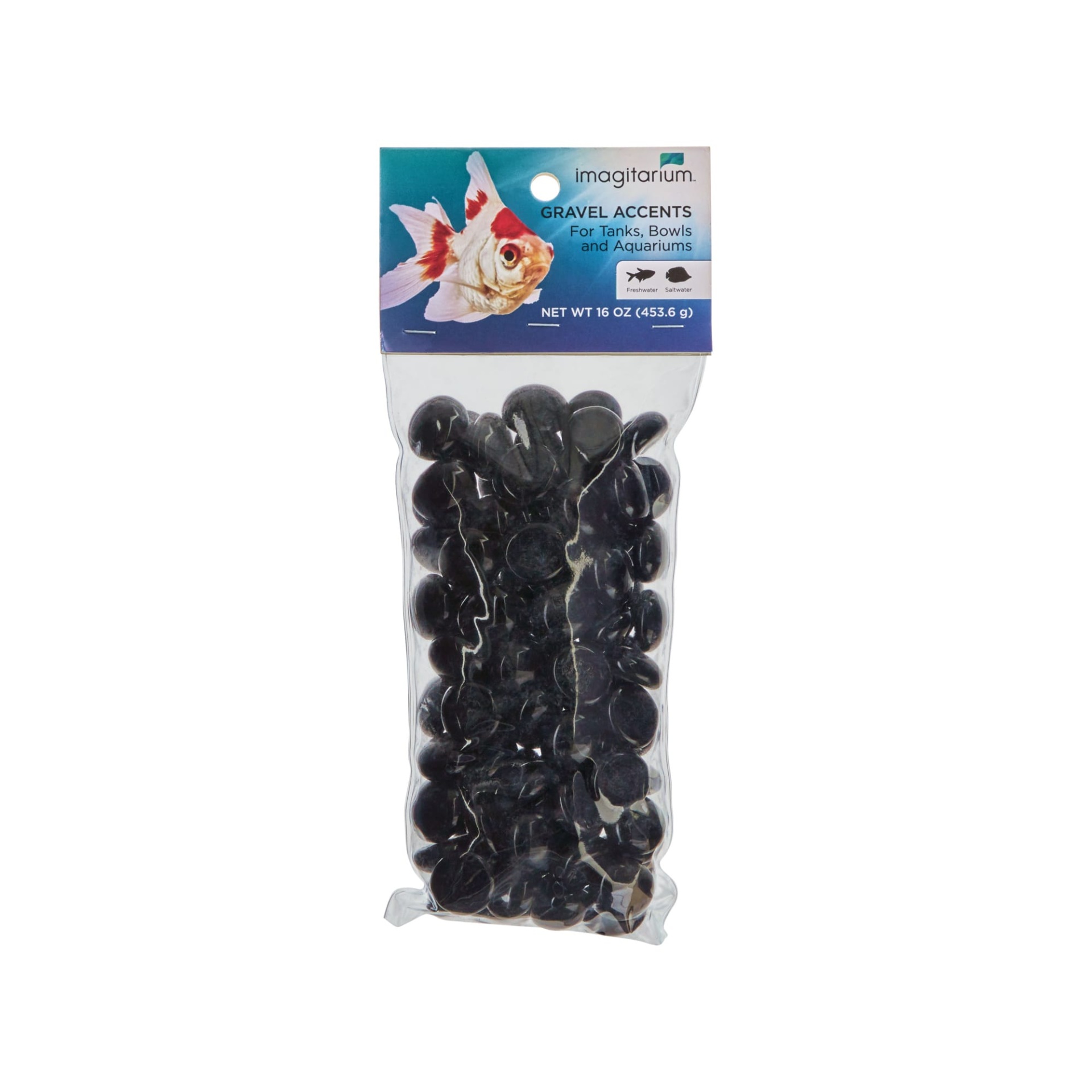 slide 1 of 1, Imagitarium Black Gems Aquarium Gravel Accent Mix, 1 ct