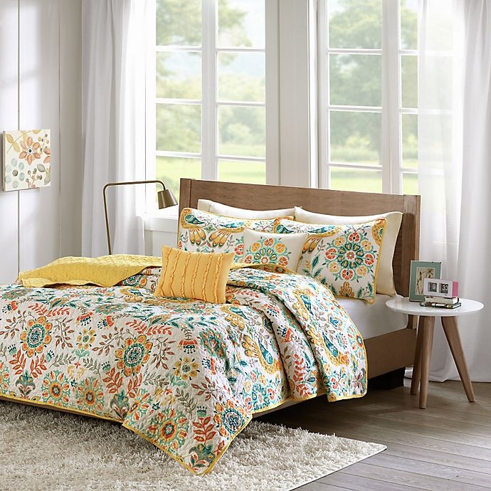 slide 1 of 5, Intelligent Design Nina Full/Queen Coverlet Set, 1 ct