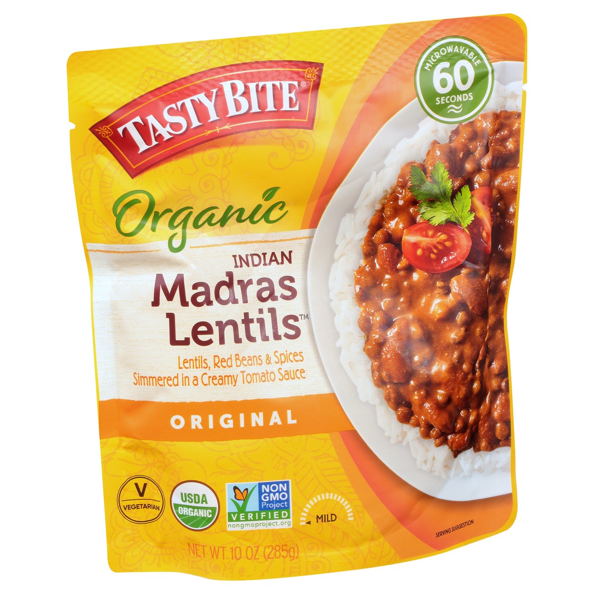 slide 2 of 9, Tasty Bite Organic Indian Madras Lentils, 10 oz