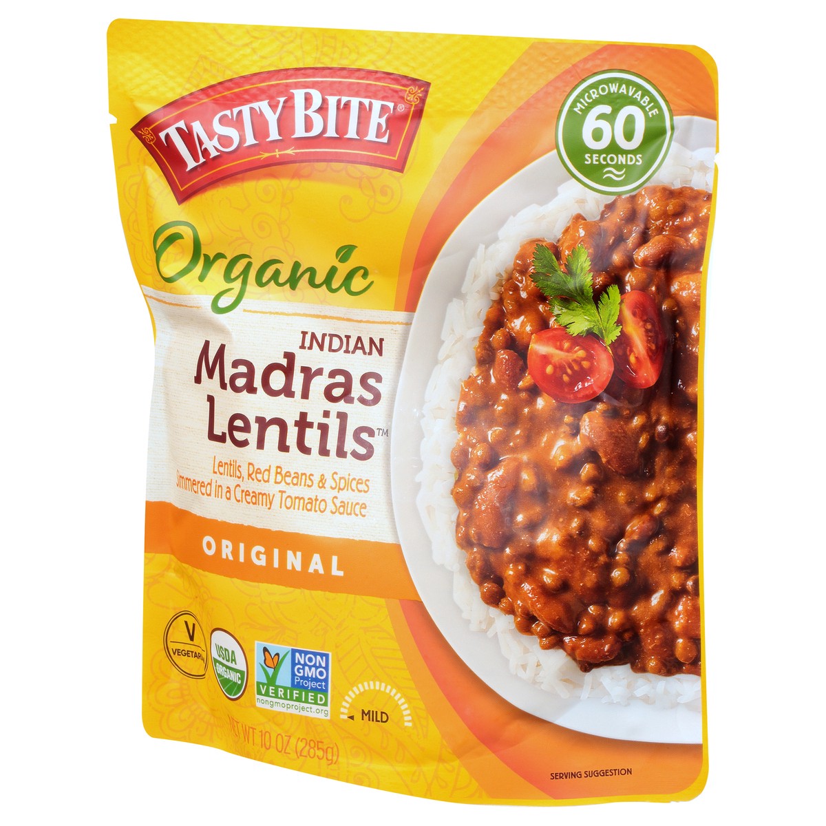 slide 3 of 9, Tasty Bite Organic Indian Madras Lentils, 10 oz