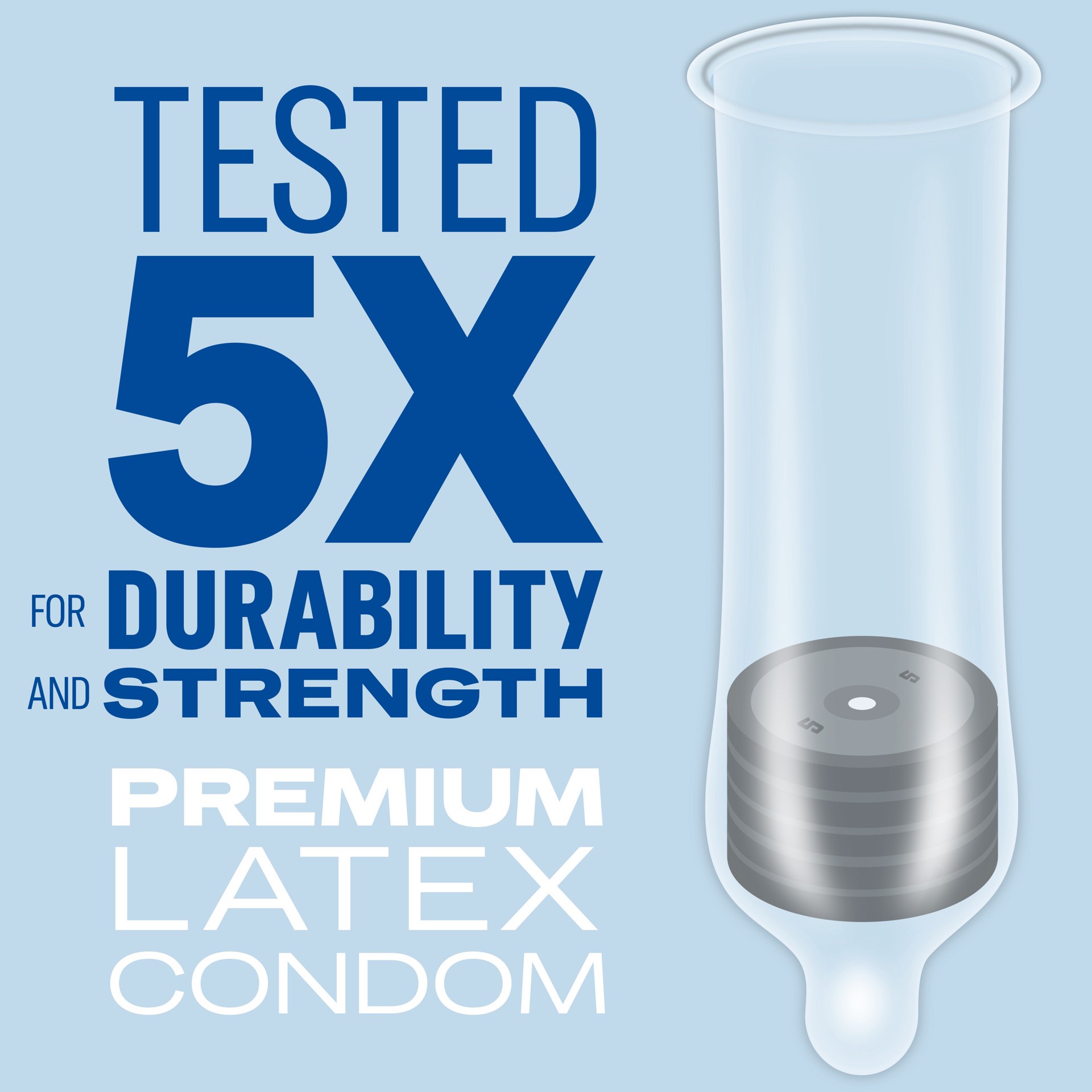 slide 4 of 5, Durex Condom Invisible Ultra Thin Natural Latex Condoms, 8 Count - Ultra Senstive, Lubricated, Transparent, 8 oz