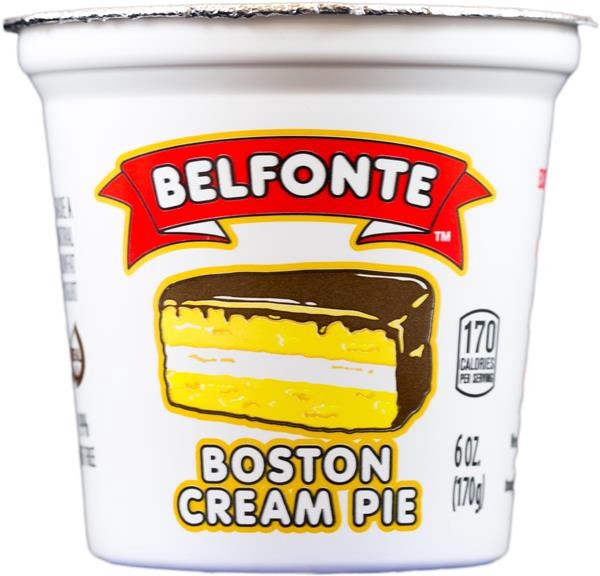 slide 1 of 1, Belfonte Lowfat Boston Cream Pie Yogurt, 6 oz