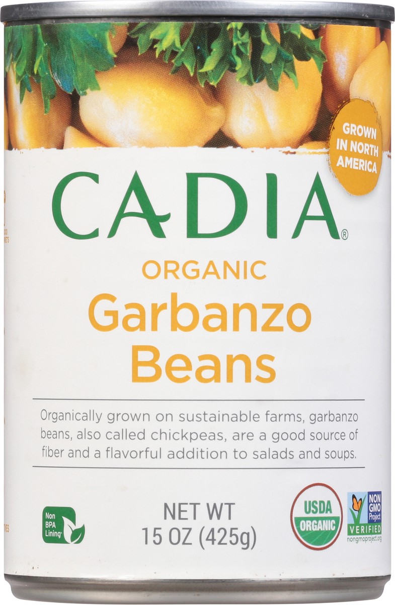 slide 12 of 12, Cadia Organic Garbanzo Beans 15 oz, 15 oz