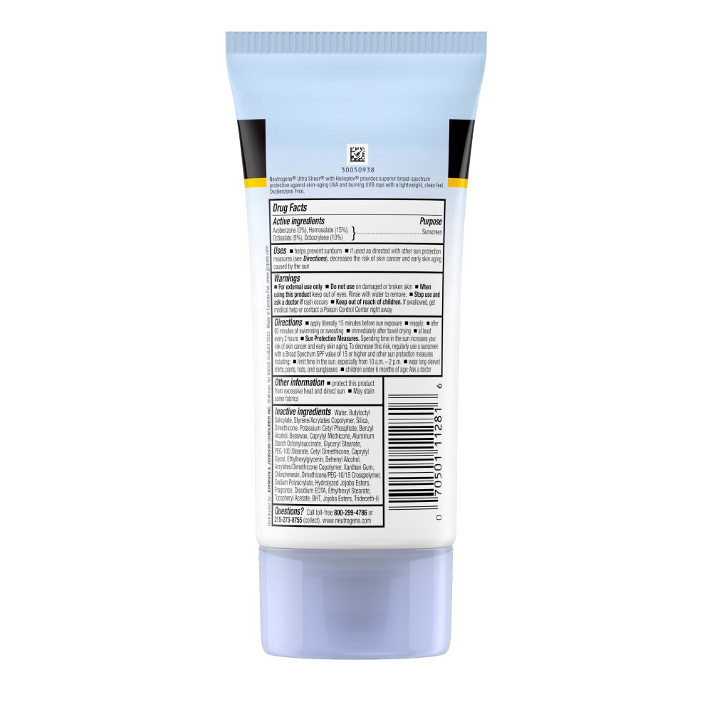 slide 6 of 6, Neutrogena Ultra Sheer Dry-Touch SPF 70 Sunscreen Lotion, 5 fl. oz, 5 oz