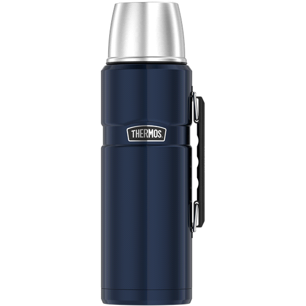 slide 1 of 1, THERMOS Stainless Steel Midnight Blue, 2 liter